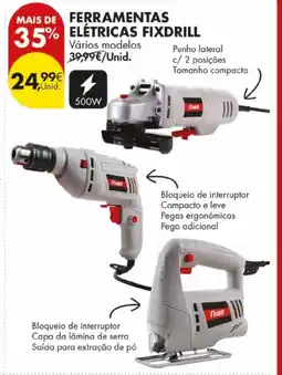 Pingo Doce Ferramentas elétricas fixdrill promoção