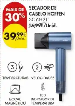 Pingo Doce Secador de cabelo hoffen SCY-H211 promoção