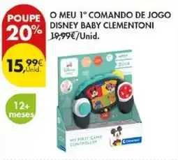 Pingo Doce O meu 1° comando de jogo disney baby clementoni promoção