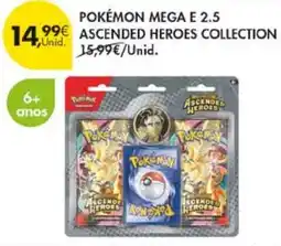 Pingo Doce Pokémon mega e 2.5 ascended heroes collection promoção