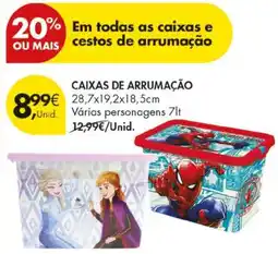 Pingo Doce Caixas de arrumação promoção