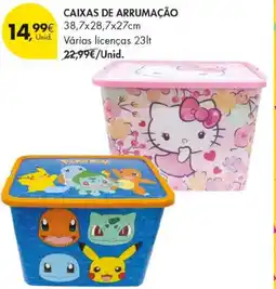 Pingo Doce Caixas de arrumação promoção