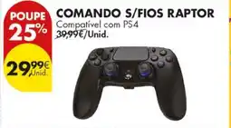Pingo Doce Comando s/fios raptor promoção