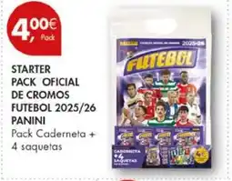 Pingo Doce Starter pack oficial de cromos futebol 2025/26 panini promoção