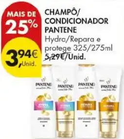 Pingo Doce Champô/ condicionador pantene promoção