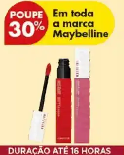 Pingo Doce Em toda a marca Maybelline promoção