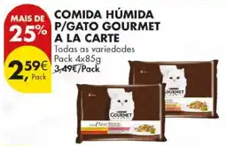 Pingo Doce Comida húmida p/gato gourmet a la carte promoção