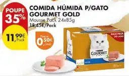 Pingo Doce Comida húmida p/gato gourmet gold promoção