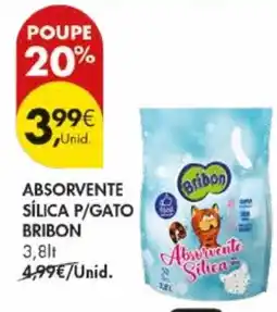 Pingo Doce Absorvente sílica p/gato bribon promoção