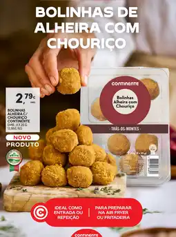 Continente Bolinhas alheira c/ chourico continente promoção