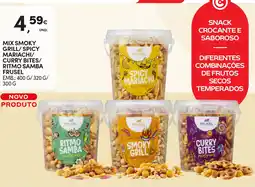 Continente Mix smoky grill/spicy mariachi/ curry bites/ ritmo samba frusel promoção