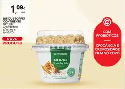 Continente Bifidus topper continente promoção