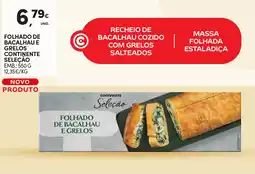 Continente Folhado de bacalhaue grelos continente seleçao promoção