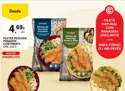 Continente Filetes pescada panados continente promoção