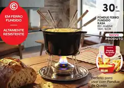 Continente Fondue ferro fundido kasa promoção