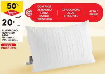 Almofada c/ fio bambu kasa