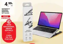 Continente Suporte p/ portátil rebativel promoção