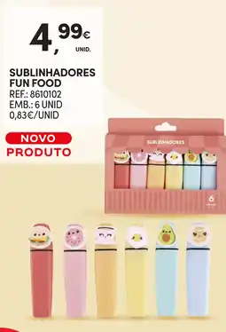 Continente Sublinhadores fun food promoção