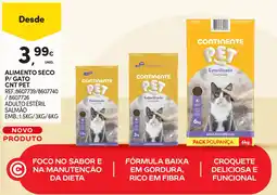 Continente Alimento seco p/gato cnt pet promoção