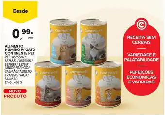 Continente Alimento humido p/gato continente pet promoção