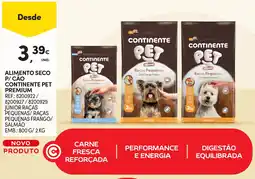Continente Alimento seco p/cão continente pet premium promoção
