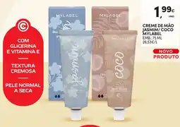 Continente Creme de mão jasmim/coco mylabel promoção