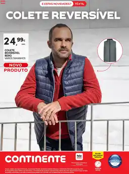 Continente Colete reversível berg promoção