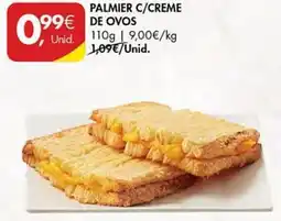 Pingo Doce Palmier c/creme de ovos promoção