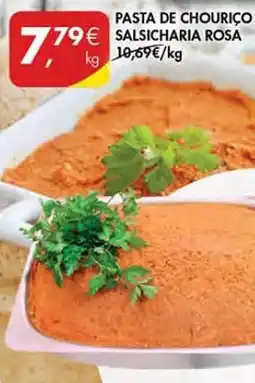 Pingo Doce Pasta de chouriço salsicharia rosa promoção