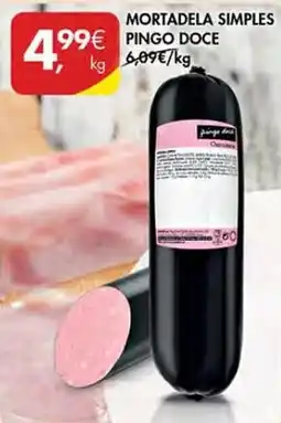 Pingo Doce Mortadela simples pingo doce promoção