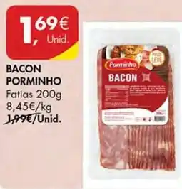 Pingo Doce Bacon porminho promoção