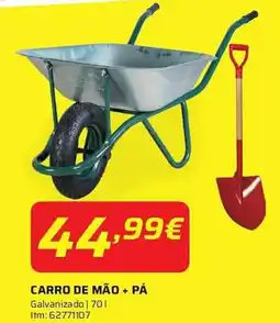 Bricomarché Carro de mão + pá promoção