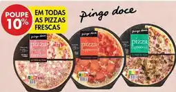 Pingo Doce Em todas as pizzas frescas promoção