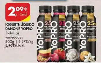 Pingo Doce Iogurte líquido danone yopro promoção