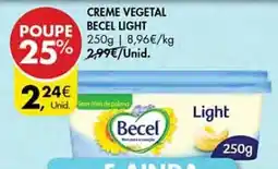 Pingo Doce Creme vegetal becel light promoção