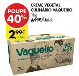 Pingo Doce Creme vegetal culinário vaqueiro promoção