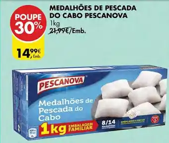 Pingo Doce Medalhões de pescada do cabo pescanova promoção