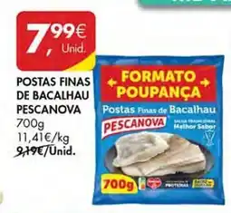 Pingo Doce Postas finas de bacalhau pescanova promoção