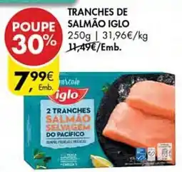 Pingo Doce Tranches de salmão iglo promoção