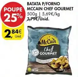 Pingo Doce Batata p/forno mccain chef gourmet promoção