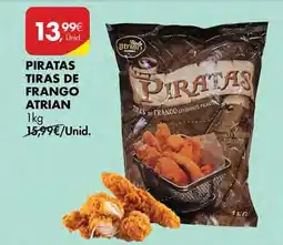 Pingo Doce Piratas tiras de frango atrian promoção