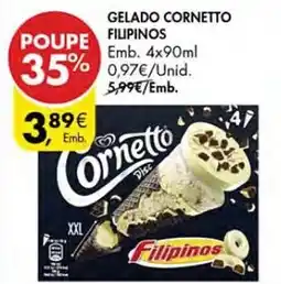 Pingo Doce Gelado cornetto filipinos promoção