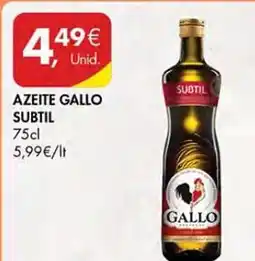 Pingo Doce Azeite gallo subtil promoção