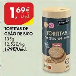 Pingo Doce Tortitas de grão de bico promoção