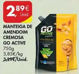 Pingo Doce Manteiga de amendoim cremosa go active promoção