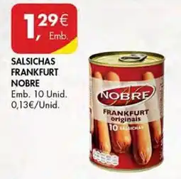 Pingo Doce Salsichas frankfurt nobre promoção