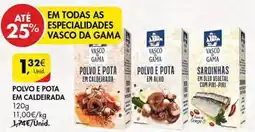 Pingo Doce Polvo e pota em caldeirada promoção