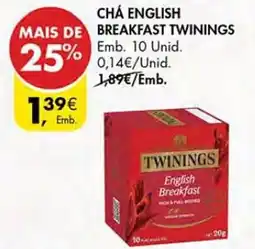 Pingo Doce Cha english breakfast twinings promoção