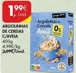 Pingo Doce Argolinhas de cereias c/aveia promoção