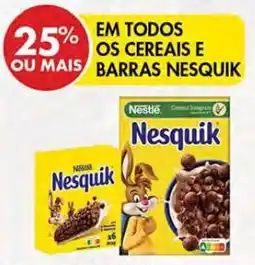 Pingo Doce Em todos os cereais e barras nesquik promoção
